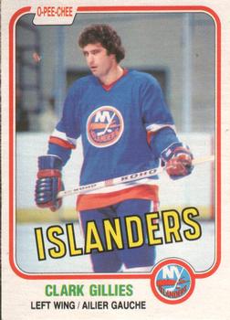 #202 Clark Gillies - New York Islanders - 1981-82 O-Pee-Chee Hockey