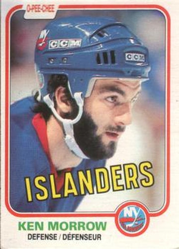#205 Ken Morrow - New York Islanders - 1981-82 O-Pee-Chee Hockey