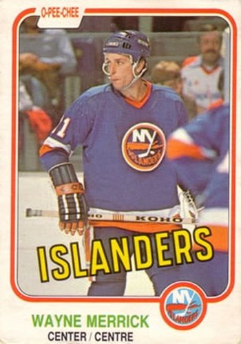 #216 Wayne Merrick - New York Islanders - 1981-82 O-Pee-Chee Hockey