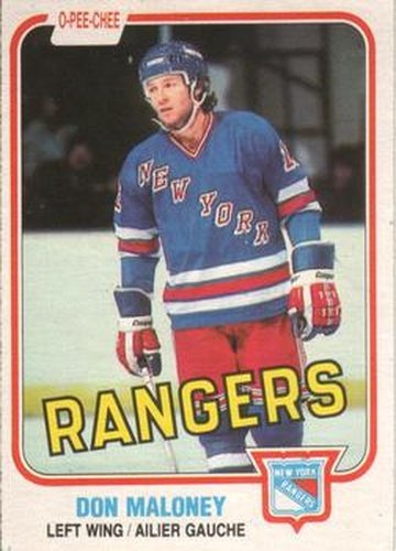 #228 Don Maloney - New York Rangers - 1981-82 O-Pee-Chee Hockey
