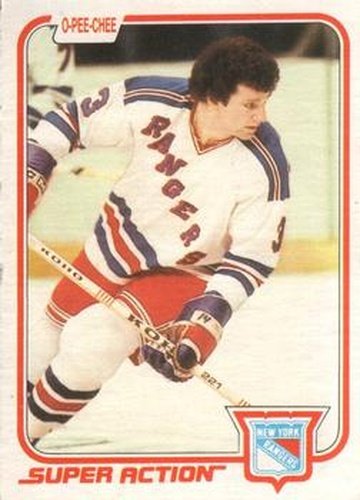 #230 Barry Beck - New York Rangers - 1981-82 O-Pee-Chee Hockey