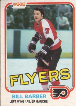 #238 Bill Barber - Philadelphia Flyers - 1981-82 O-Pee-Chee Hockey