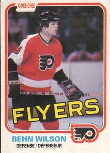 #239 Behn Wilson - Philadelphia Flyers - 1981-82 O-Pee-Chee Hockey