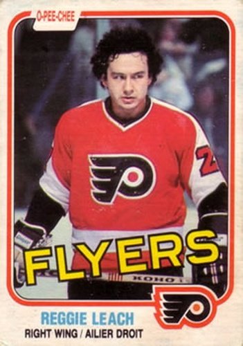 #243 Reggie Leach - Philadelphia Flyers - 1981-82 O-Pee-Chee Hockey