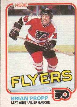 #246 Brian Propp - Philadelphia Flyers - 1981-82 O-Pee-Chee Hockey