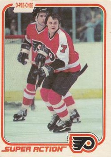 #247 Bill Barber - Philadelphia Flyers - 1981-82 O-Pee-Chee Hockey
