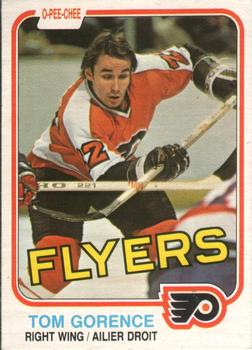#250 Tom Gorence - Philadelphia Flyers - 1981-82 O-Pee-Chee Hockey