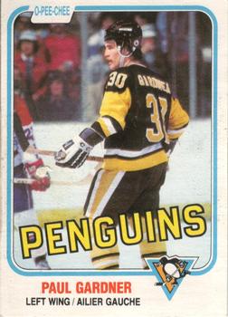 #257 Paul Gardner - Pittsburgh Penguins - 1981-82 O-Pee-Chee Hockey