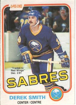 #25 Derek Smith - Buffalo Sabres - 1981-82 O-Pee-Chee Hockey