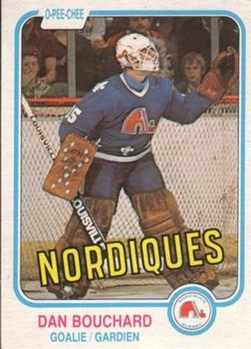 #270 Dan Bouchard - Quebec Nordiques - 1981-82 O-Pee-Chee Hockey