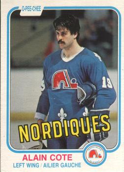 #272 Alain Cote - Quebec Nordiques - 1981-82 O-Pee-Chee Hockey