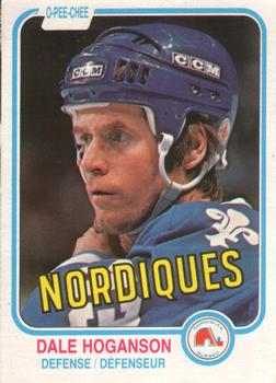 #276 Dale Hoganson - Quebec Nordiques - 1981-82 O-Pee-Chee Hockey