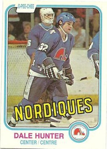 #277 Dale Hunter - Quebec Nordiques - 1981-82 O-Pee-Chee Hockey