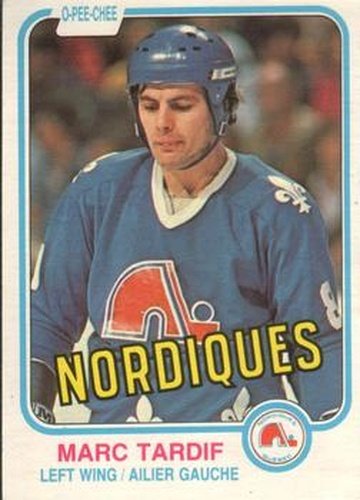 #283 Marc Tardif - Quebec Nordiques - 1981-82 O-Pee-Chee Hockey