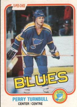 #298 Perry Turnbull - St. Louis Blues - 1981-82 O-Pee-Chee Hockey