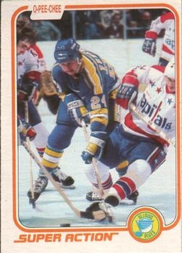 #300 Bernie Federko - St. Louis Blues - 1981-82 O-Pee-Chee Hockey