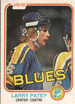#303 Larry Patey - St. Louis Blues - 1981-82 O-Pee-Chee Hockey