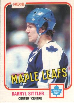 #308 Darryl Sittler - Toronto Maple Leafs - 1981-82 O-Pee-Chee Hockey
