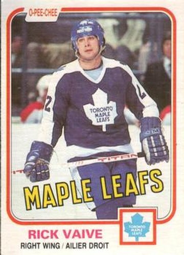 #310 Rick Vaive - Toronto Maple Leafs - 1981-82 O-Pee-Chee Hockey
