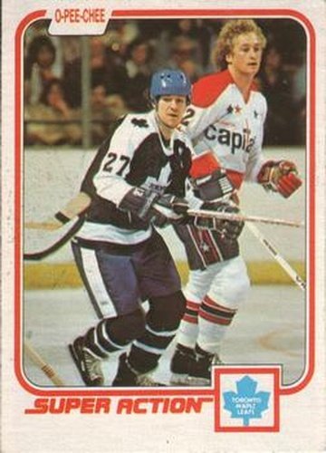 #312 Darryl Sittler - Toronto Maple Leafs - 1981-82 O-Pee-Chee Hockey