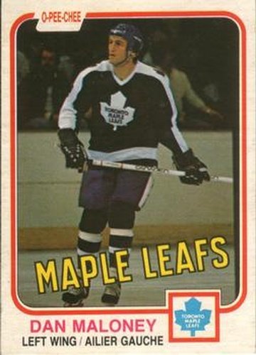 #320 Dan Maloney - Toronto Maple Leafs - 1981-82 O-Pee-Chee Hockey