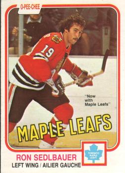 #324 Ron Sedlbauer - Toronto Maple Leafs - 1981-82 O-Pee-Chee Hockey