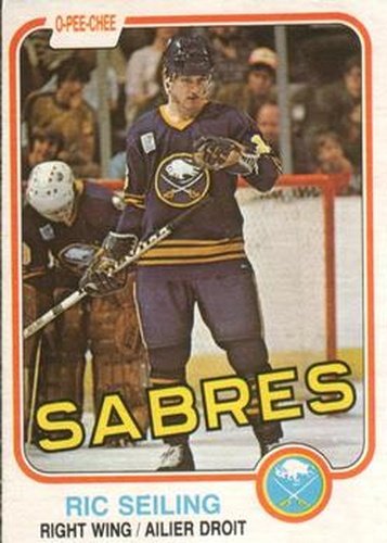 #32 Ric Seiling - Buffalo Sabres - 1981-82 O-Pee-Chee Hockey