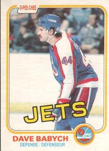 #358 Dave Babych - Winnipeg Jets - 1981-82 O-Pee-Chee Hockey
