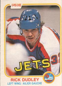 #362 Rick Dudley - Winnipeg Jets - 1981-82 O-Pee-Chee Hockey
