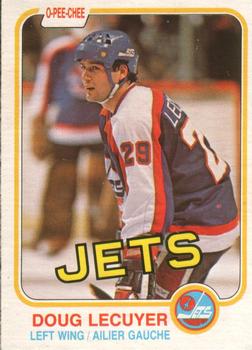 #367 Doug Lecuyer - Winnipeg Jets - 1981-82 O-Pee-Chee Hockey