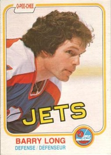 #369 Barry Long - Winnipeg Jets - 1981-82 O-Pee-Chee Hockey