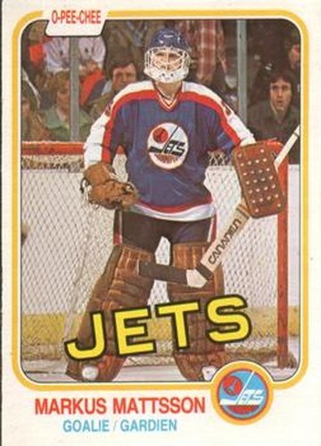 #374 Markus Mattsson - Winnipeg Jets - 1981-82 O-Pee-Chee Hockey