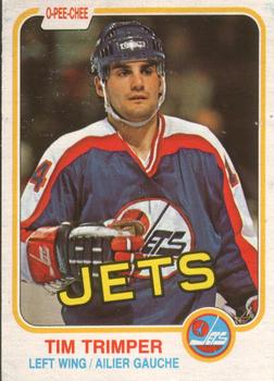 #376 Tim Trimper - Winnipeg Jets - 1981-82 O-Pee-Chee Hockey