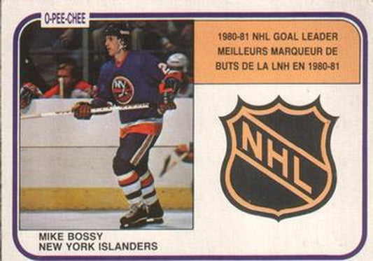 #382 Mike Bossy - New York Islanders - 1981-82 O-Pee-Chee Hockey