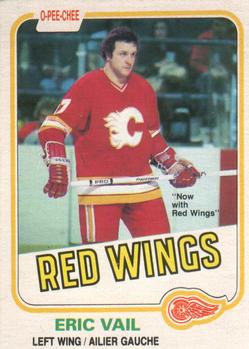 #38 Eric Vail - Detroit Red Wings - 1981-82 O-Pee-Chee Hockey