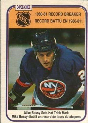 #390 Mike Bossy - New York Islanders - 1981-82 O-Pee-Chee Hockey