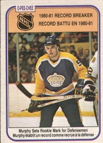 #393 Larry Murphy - Los Angeles Kings - 1981-82 O-Pee-Chee Hockey