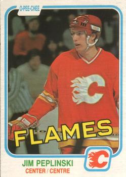 #49 Jim Peplinski - Calgary Flames - 1981-82 O-Pee-Chee Hockey