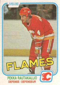 #50 Pekka Rautakallio - Calgary Flames - 1981-82 O-Pee-Chee Hockey