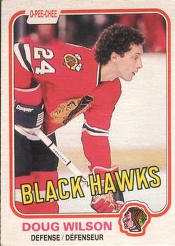 #66 Doug Wilson - Chicago Blackhawks - 1981-82 O-Pee-Chee Hockey