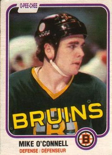 #6 Mike O'Connell - Boston Bruins - 1981-82 O-Pee-Chee Hockey