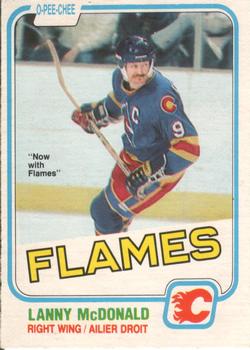 #77 Lanny McDonald - Calgary Flames - 1981-82 O-Pee-Chee Hockey