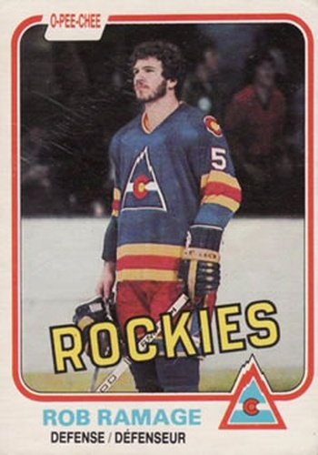 #79 Rob Ramage - Colorado Rockies - 1981-82 O-Pee-Chee Hockey