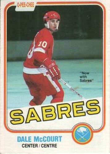#86 Dale McCourt - Buffalo Sabres - 1981-82 O-Pee-Chee Hockey