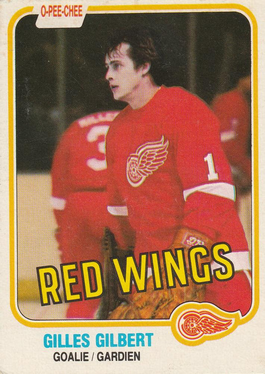 #88 Gilles Gilbert - Detroit Red Wings - 1981-82 O-Pee-Chee Hockey