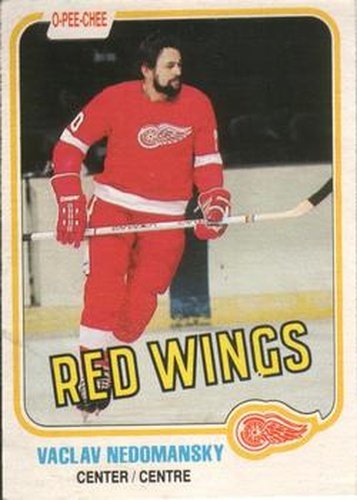 #94 Vaclav Nedomansky - Detroit Red Wings - 1981-82 O-Pee-Chee Hockey