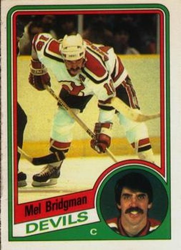 #109 Mel Bridgman - New Jersey Devils - 1984-85 O-Pee-Chee Hockey
