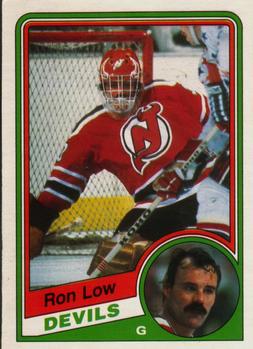 #115 Ron Low - New Jersey Devils - 1984-85 O-Pee-Chee Hockey