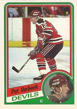 #121 Pat Verbeek - New Jersey Devils - 1984-85 O-Pee-Chee Hockey