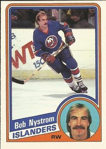 #132 Bob Nystrom - New York Islanders - 1984-85 O-Pee-Chee Hockey